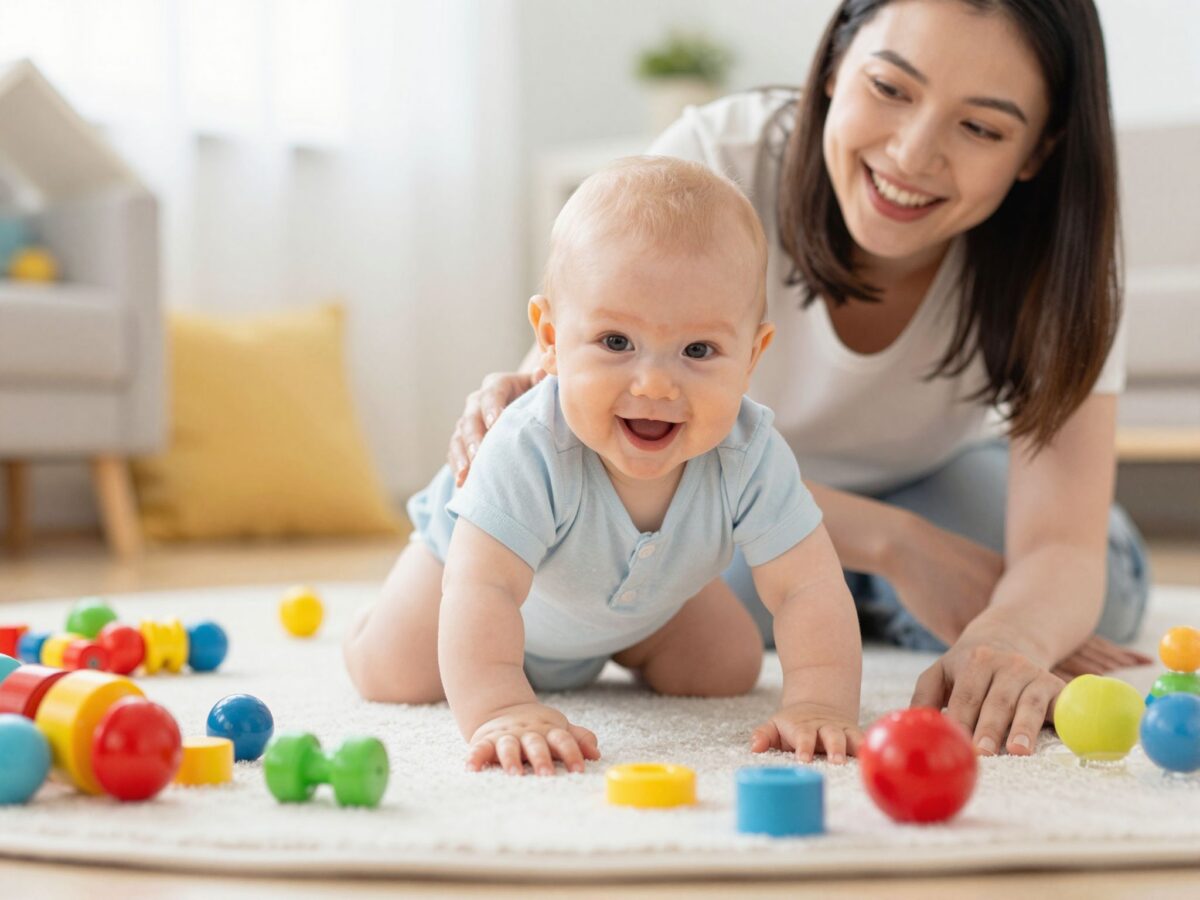 Mozgásfejlődési mérföldkövek: mit mikor kell tudnia a babának?