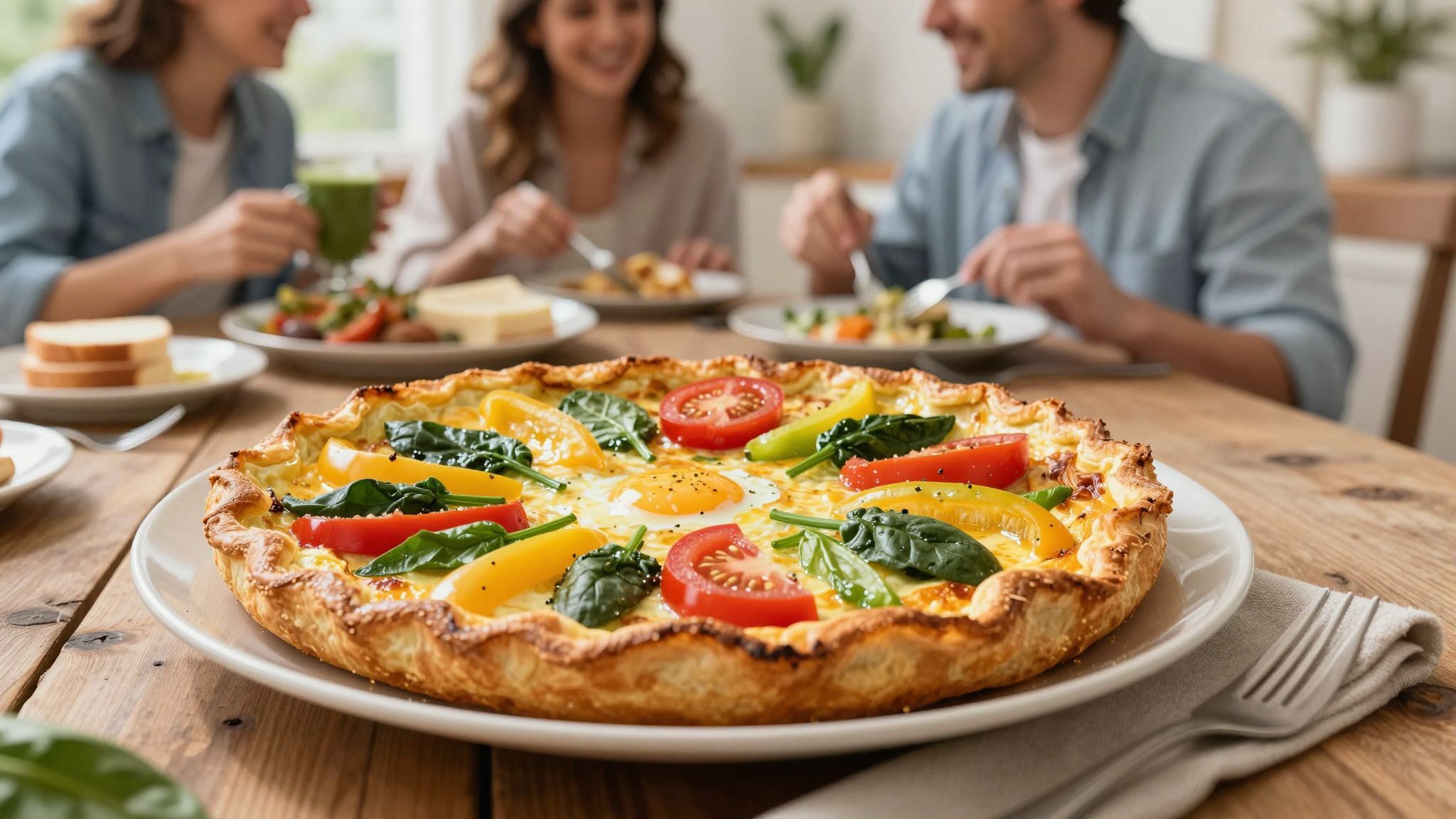 A zöldséges frittata tökéletes választás egészséges reggelire!