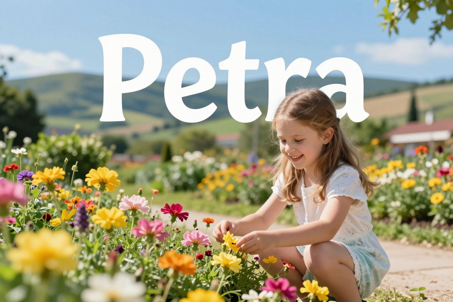 A Petra név az utóbbi években egyre népszerűbb.