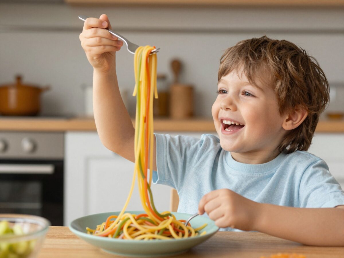 A spagettievés művészete: ez a baba megmutatja, hogyan kell csinálni