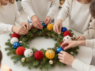 Adventi koszorú másképp: A kötött változat, ami garantáltan egyedi lesz