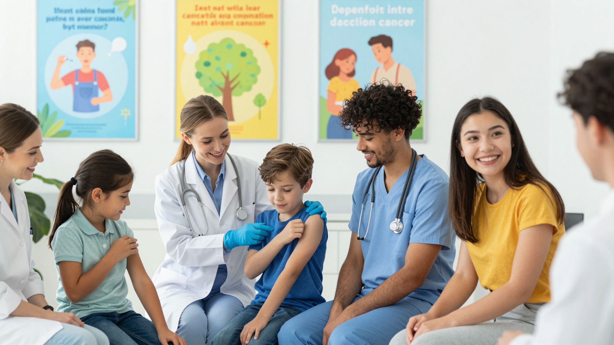 A HPV-oltás csökkenti a méhnyakrák kialakulásának kockázatát.