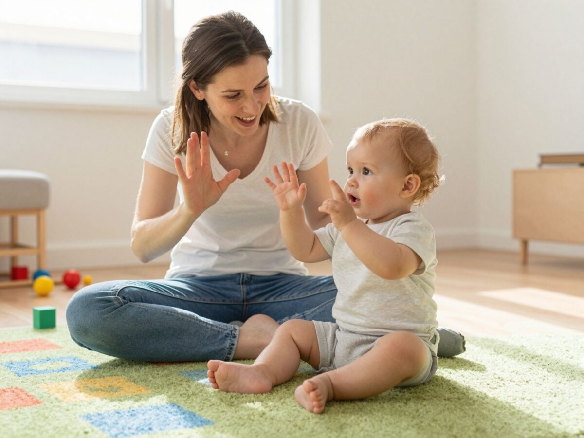 Tanítsd meg a babádat kommunikálni kézjelekkel, mielőtt még beszélni tudna