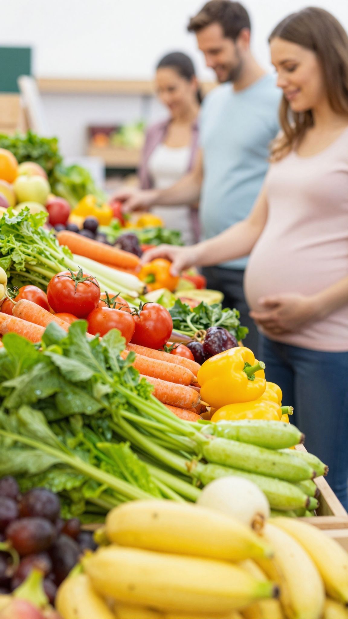 A friss zöldségek és gyümölcsök vitaminokban gazdagok.