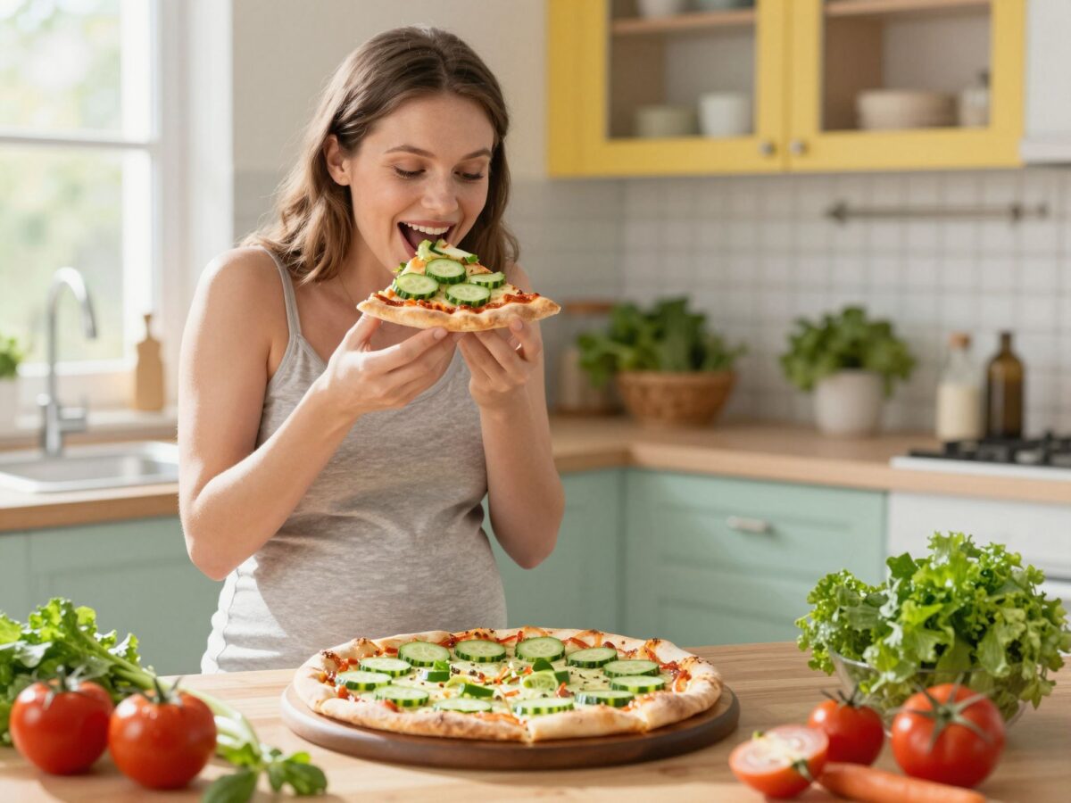 A bizarr ételkívánósság netovábbja: kipróbálnád az uborkás pizzát terhesen?