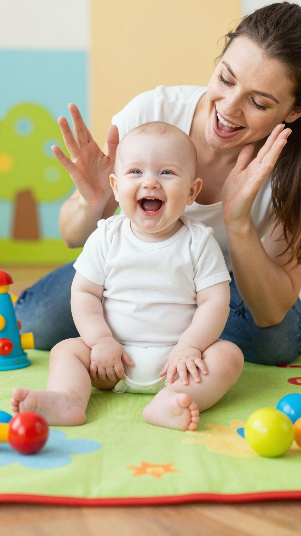 A humor serkenti a baba kreatív és intellektuális fejlődését.
