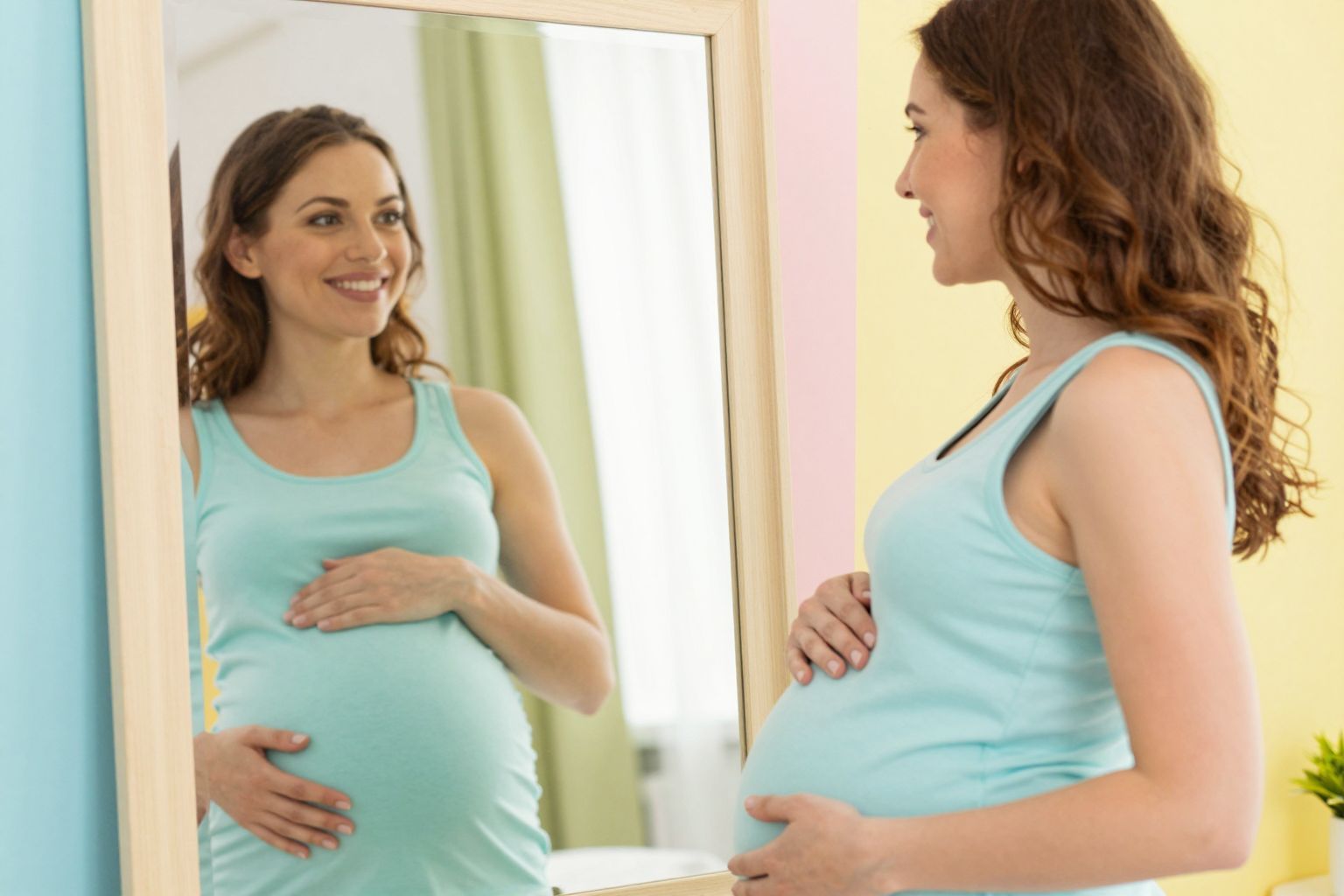 A terhesség alatt hormonális változások okozzák a szőrzetet.