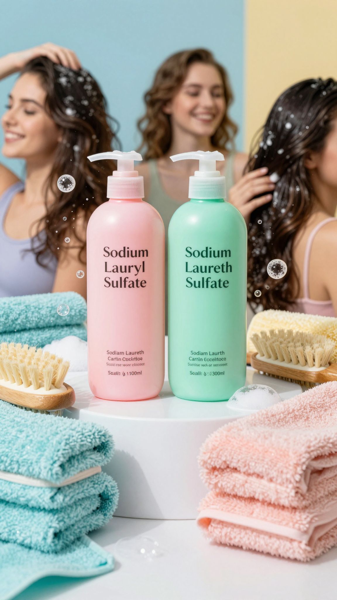 A Sodium Laureth Sulfate lágyabb, mint a Sodium Lauryl Sulfate.