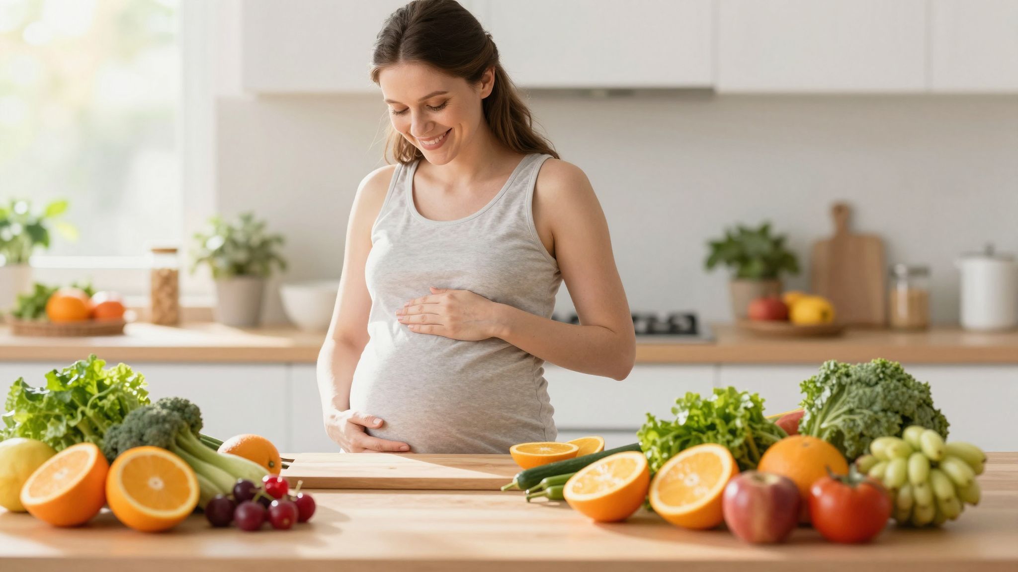A vitaminok segítik a magzat egészséges fejlődését.