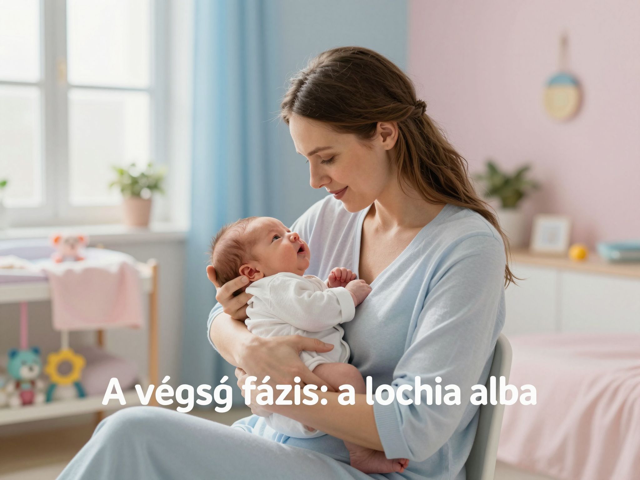 A lochia alba a szülés utáni hatodik héttől jelentkezik.