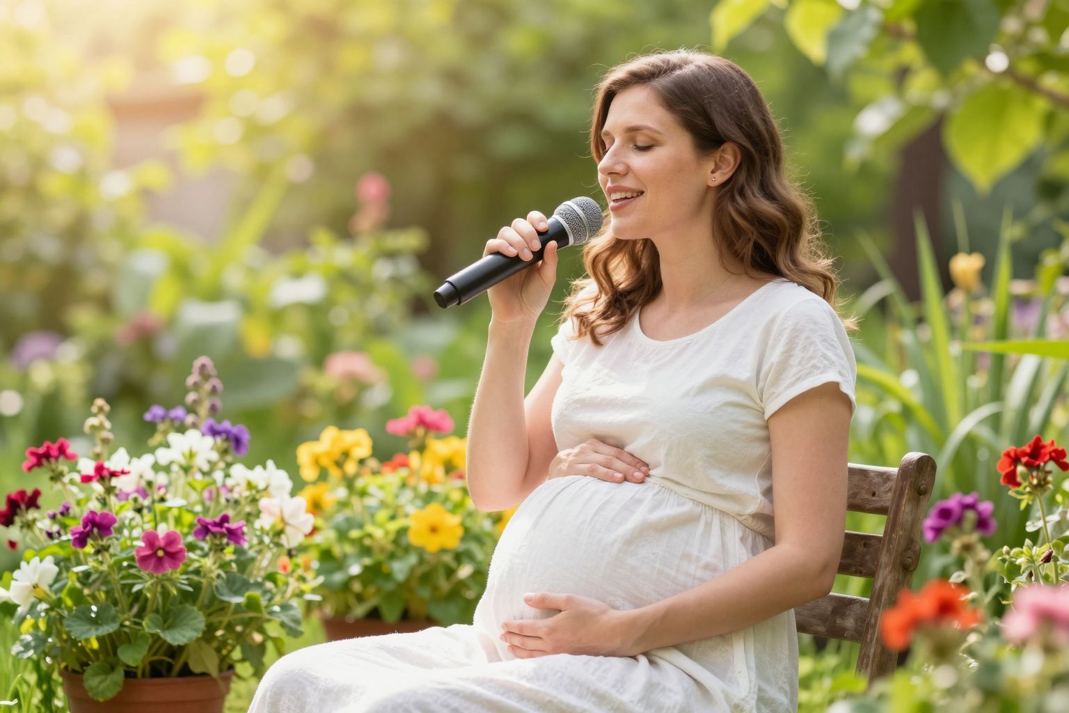 Az intrauterin éneklés fejleszti a baba agyát.
