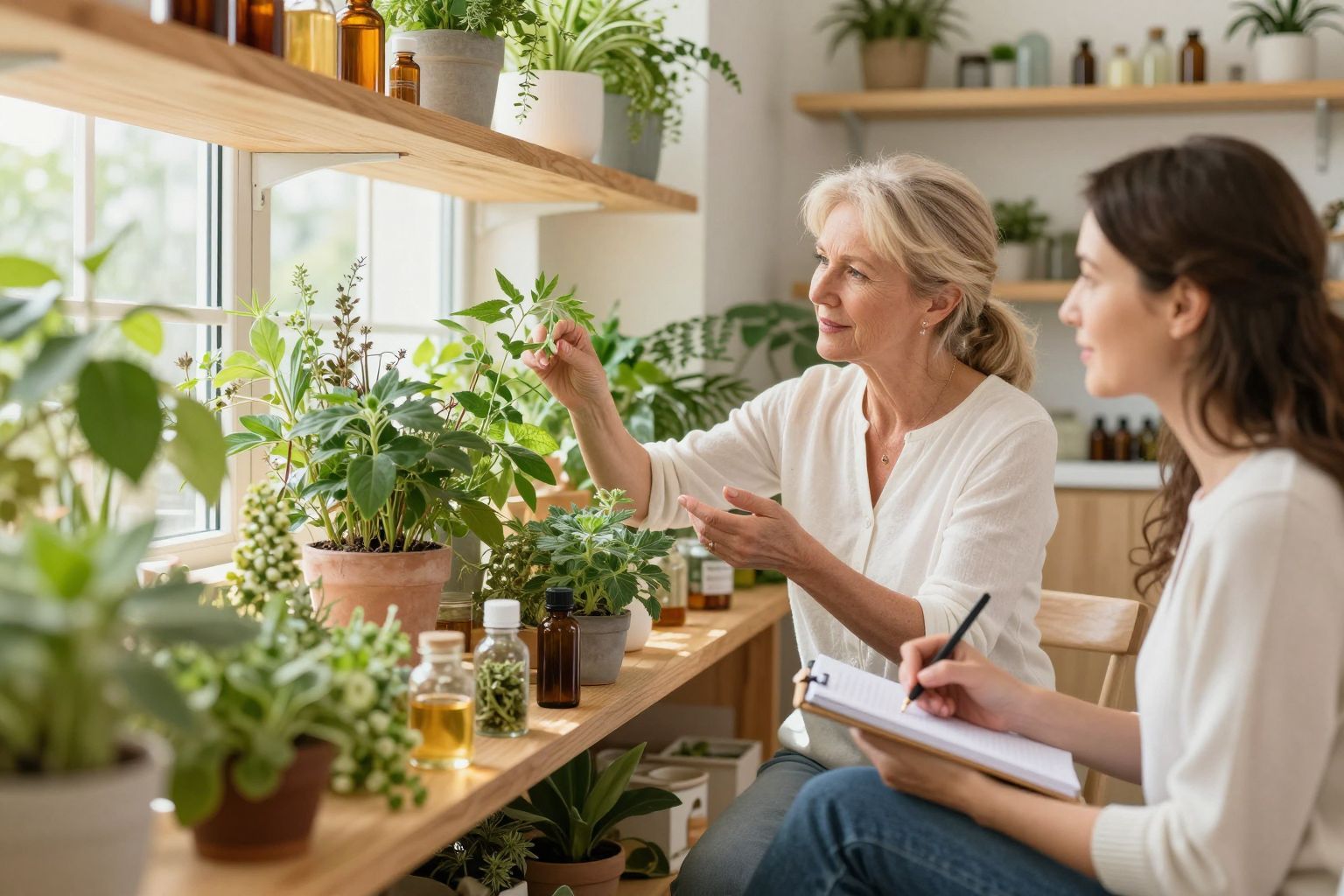 A természetes megoldások segíthetnek a perimenopauzában.