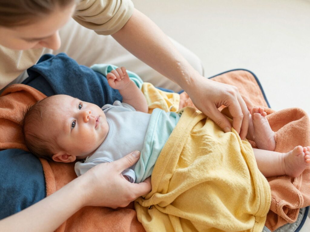 A csecsemő öltöztetése rétegesen: mikor kell egy réteggel több?
