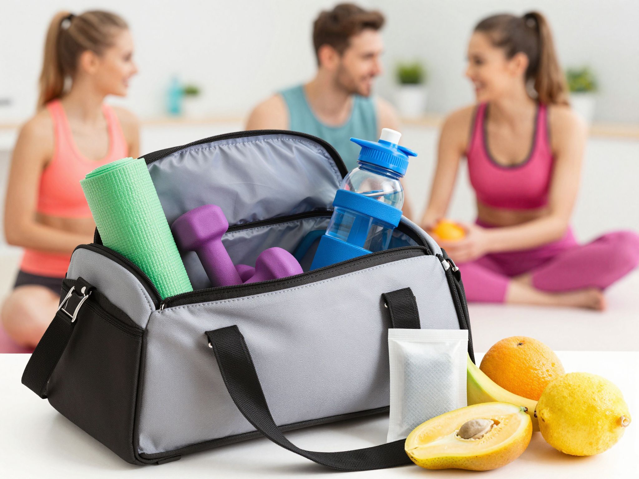 A fitnesztáska rendszeres tisztítása megelőzi a baktériumok elszaporodását.