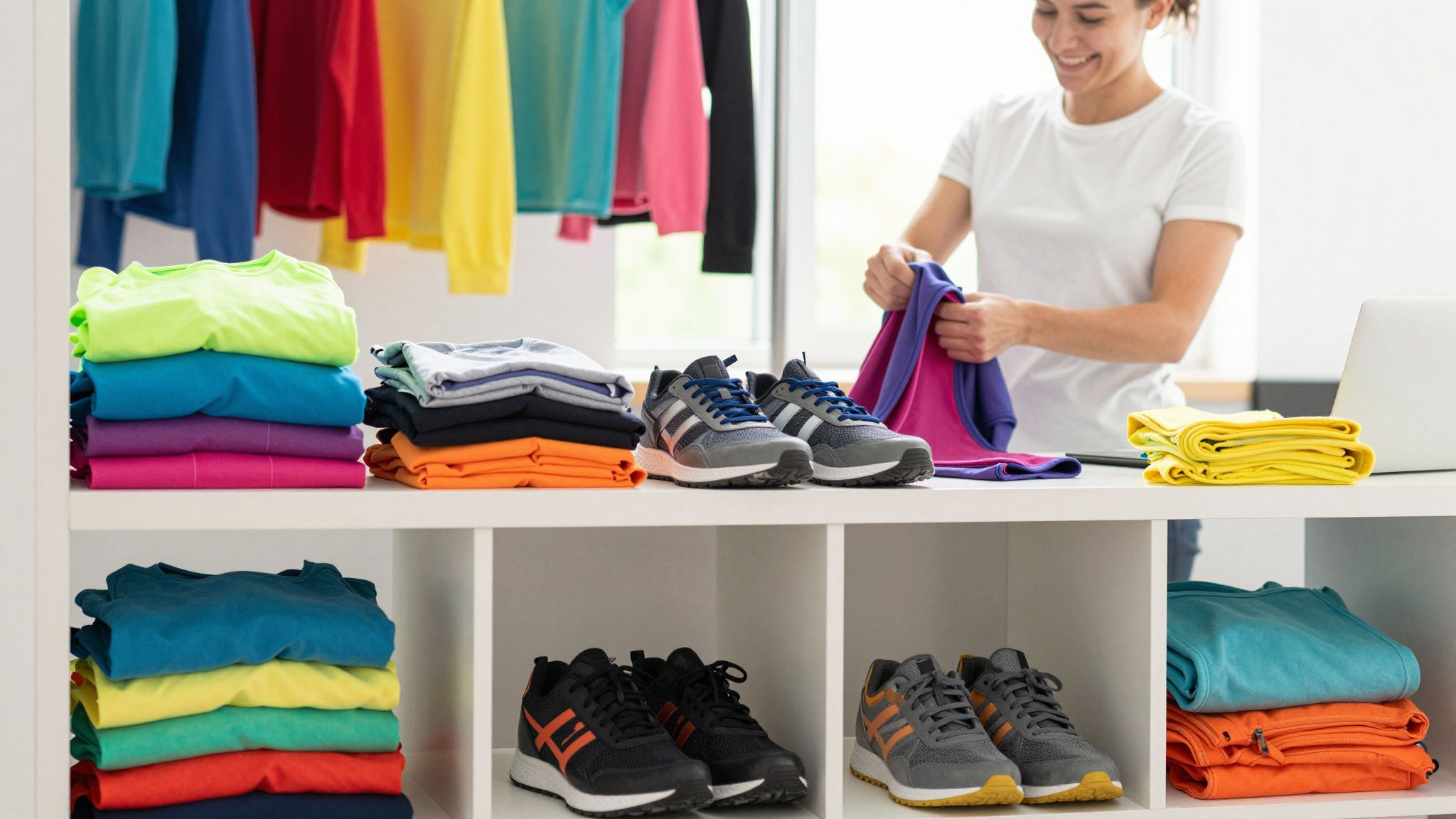 A megfelelő tárolás segít megőrizni a textilek frissességét.