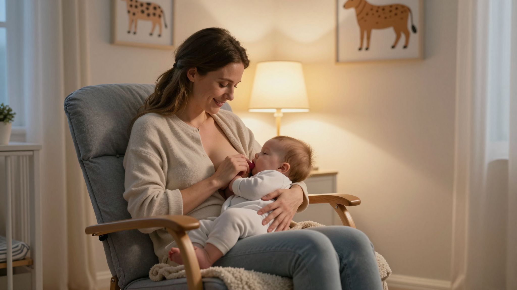 A szoptatás elősegíti a csecsemők éjszakai alvását.