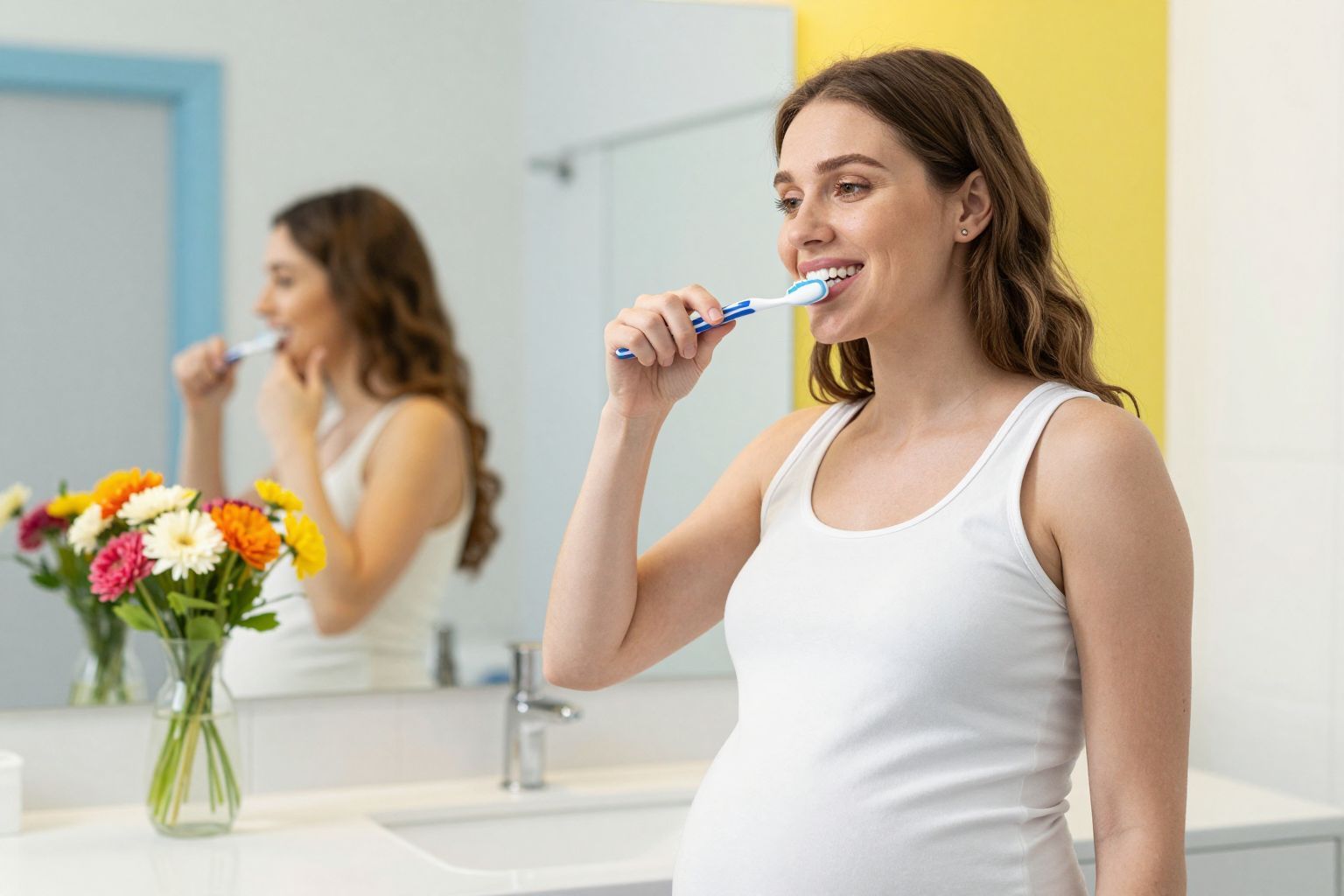 A terhesség hormonális változásai fokozzák az ínygyulladás kockázatát.