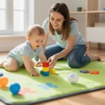 Amíg a baba nem kúszik-mászik: hogyan tedd izgalmassá a játékot a szőnyegen?