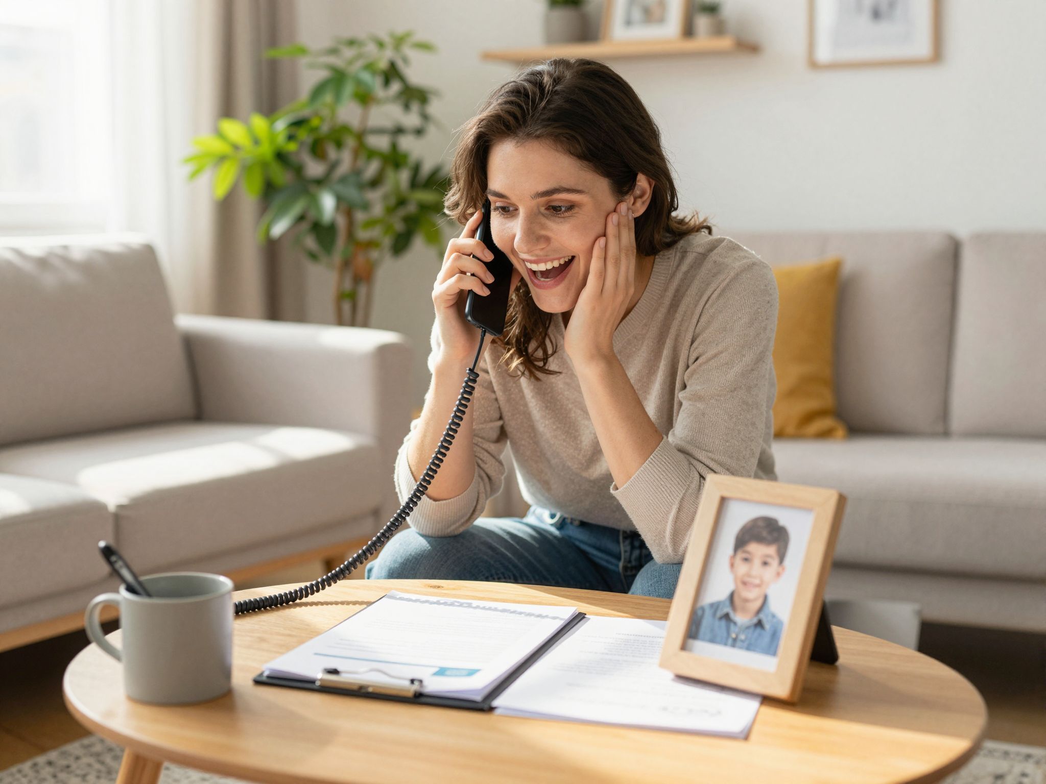 A telefonhívás kulcsfontosságú a sikeres örökbefogadásnál.