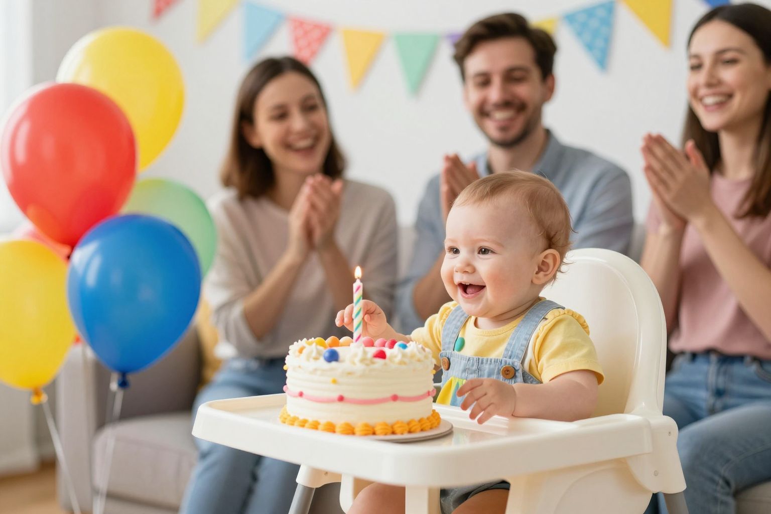 Az első szülinap a baba önállóságának kezdetét jelzi.