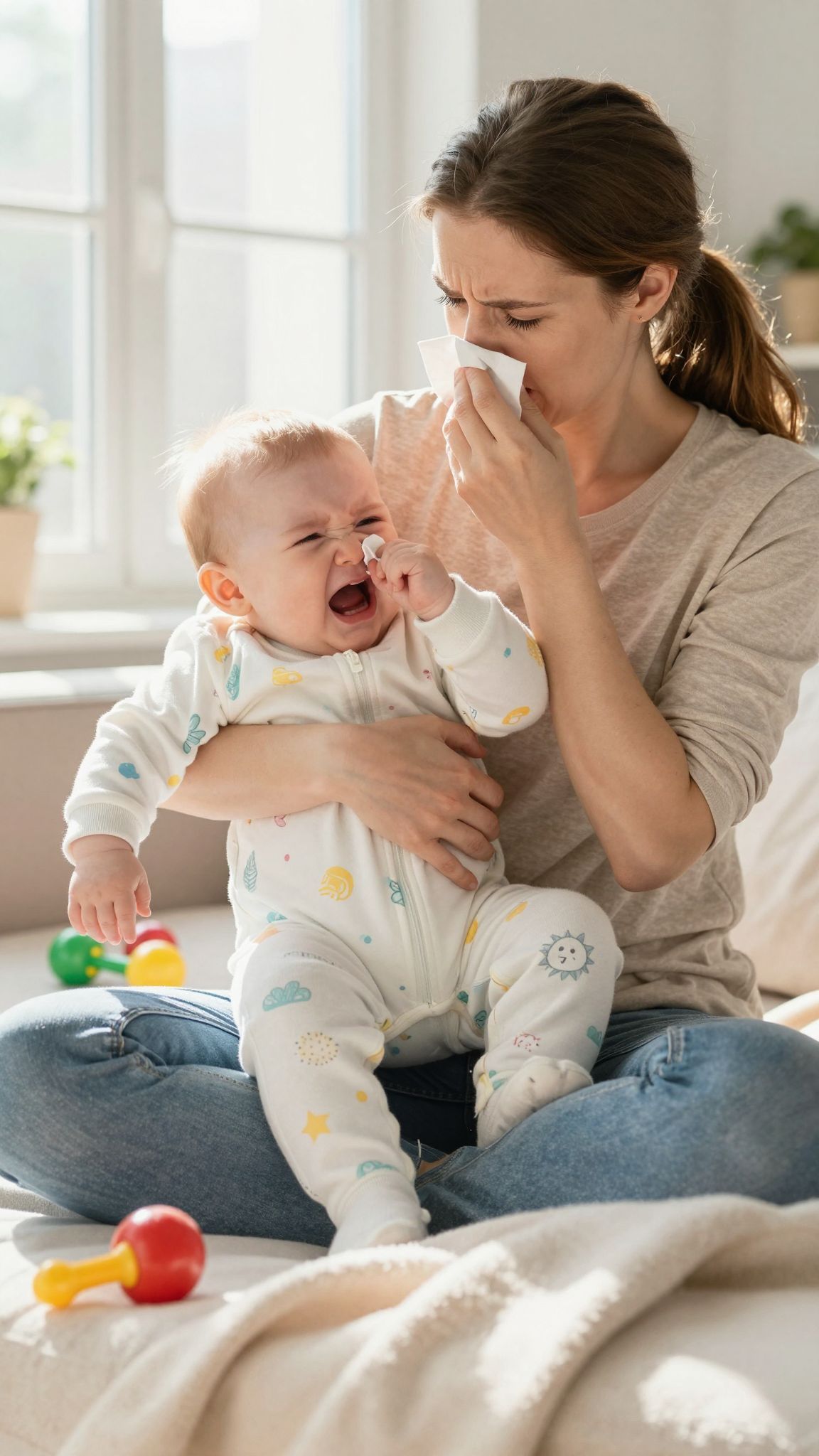 Tüsszögés mellett figyeljünk a lázra és étvágytalanságra!