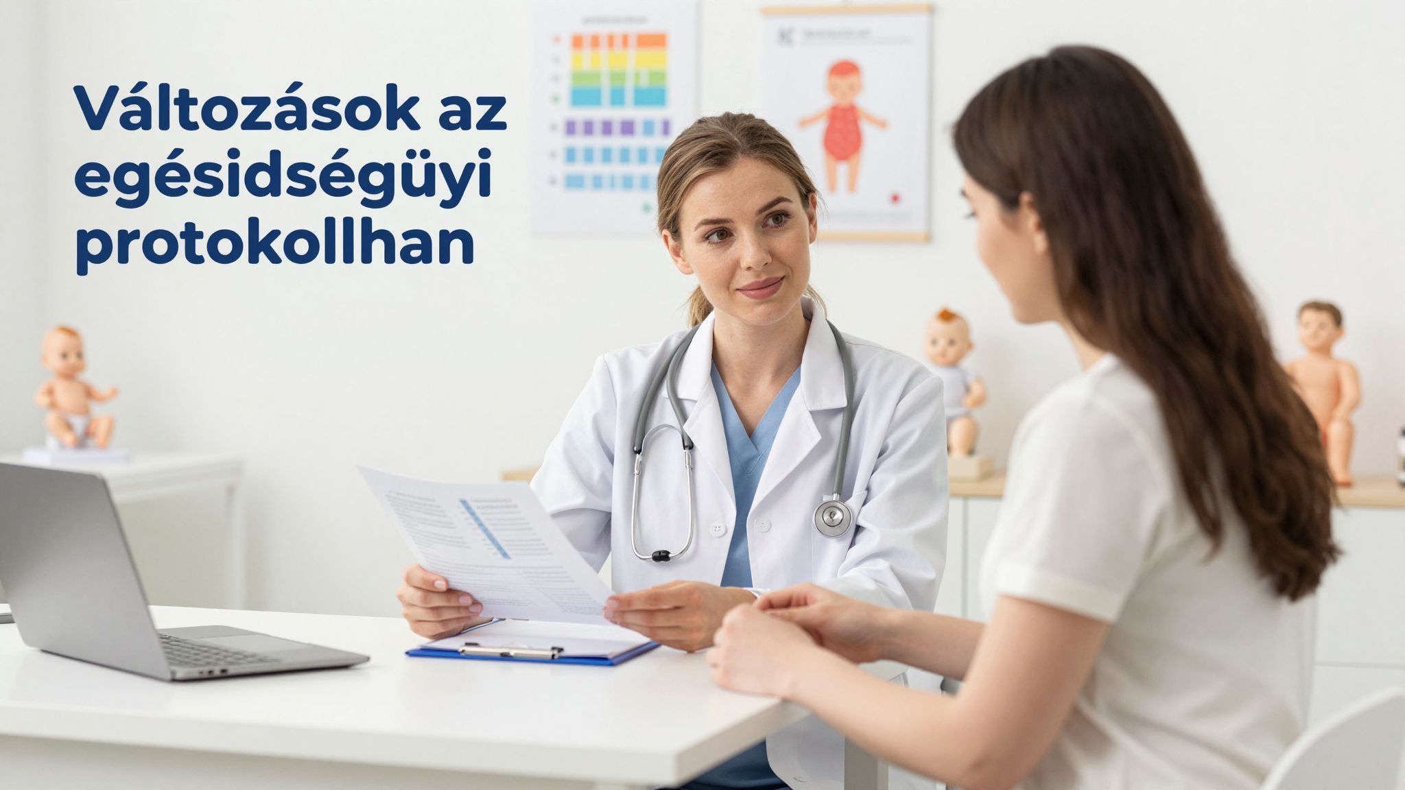 Az egészségügyi protokoll módosulása terhesgondozásban is érezhető.