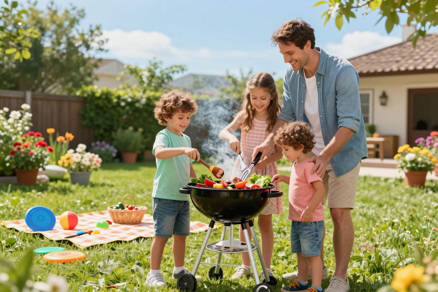 Válasszunk biztonságos, zárt grillszerkezetet a gyerekek védelmében!